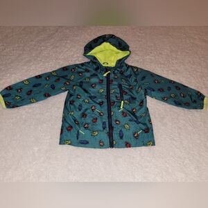 Baby Boy Clothes * Green Rain Coat * Bug Print * Cat & Jack * Size 18 Months *